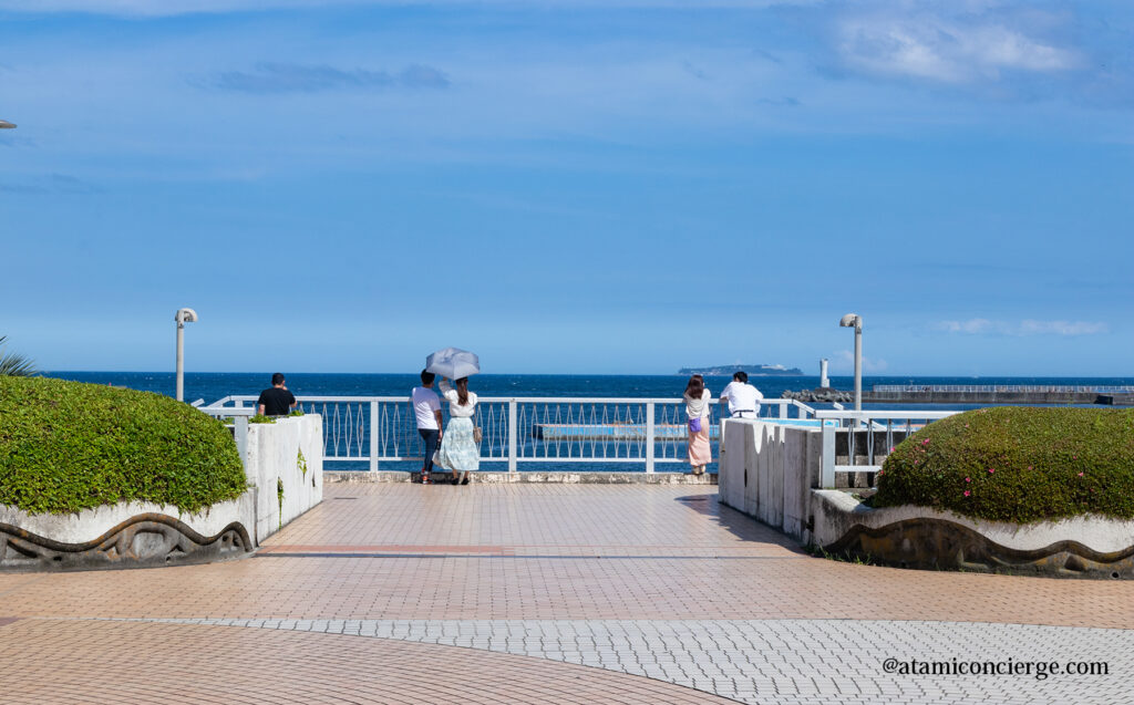 散策コースにもぴったりなサンビーチ