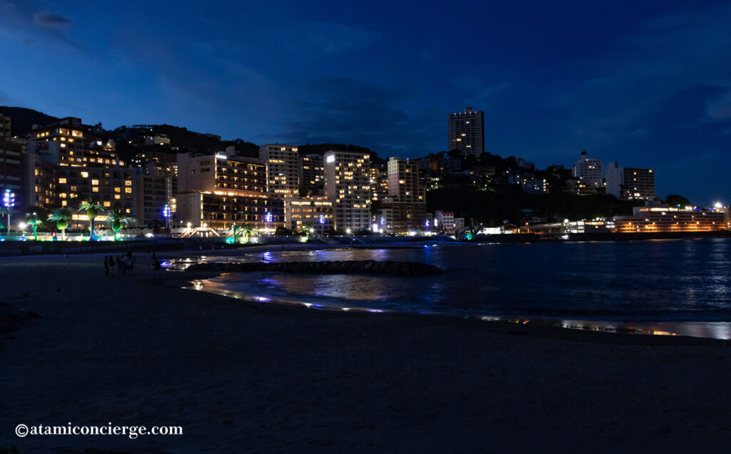 サンビーチで見る夜景
